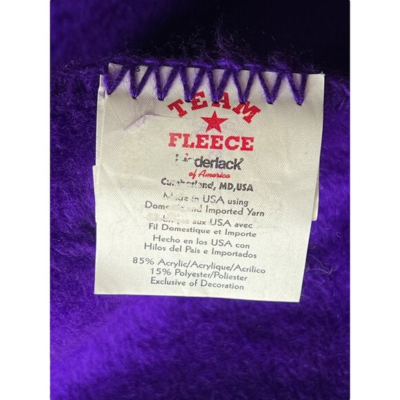 Arizona Diamondbacks Purple Fleece Throw Blanket 60" X 50" By Team Fleece USA - Picture 8 of 8